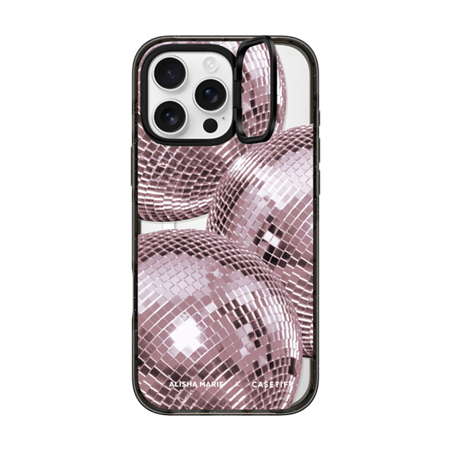 CASETiFY iPhone 16 Pro Max ケース ブラック インパクトリングスタンドケース MagSafe対応 Alisha Marie Disco Baby Case casetify