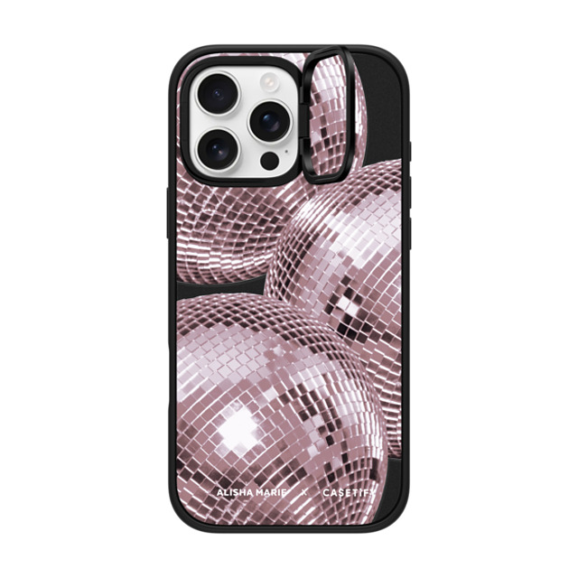 CASETiFY iPhone 16 Pro Max ケース マットブラック インパクトリングスタンドケース MagSafe対応 Alisha Marie Disco Baby Case casetify