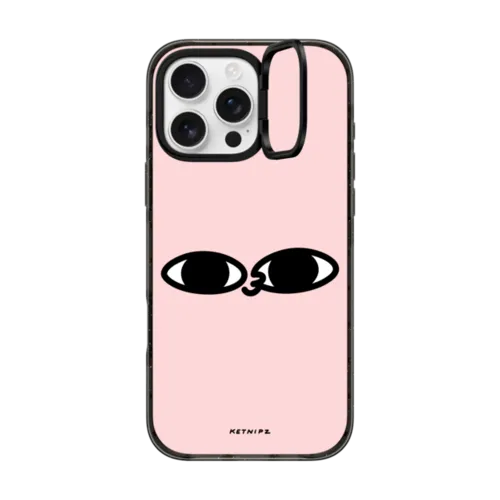 iPhone 16 Pro Max - Classic Bean Face Case - Peach