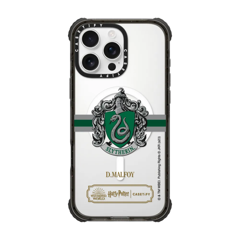 Ultra Impact iPhone 16 Pro Max Case MagSafe Compatible - Slytherin Mascot Case