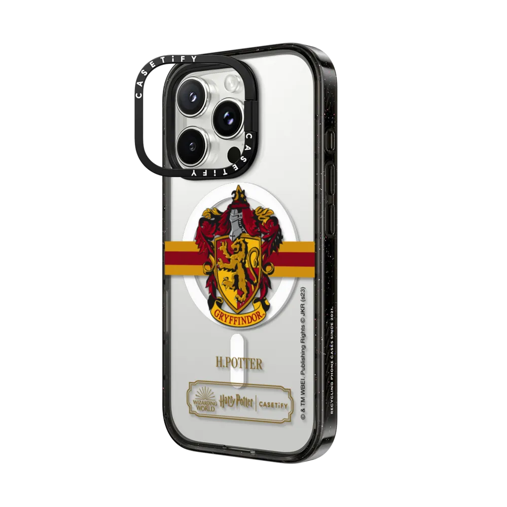 Impact Ring Stand iPhone 16 Pro Max Case MagSafe Compatible - Gryffindor Mascot Case