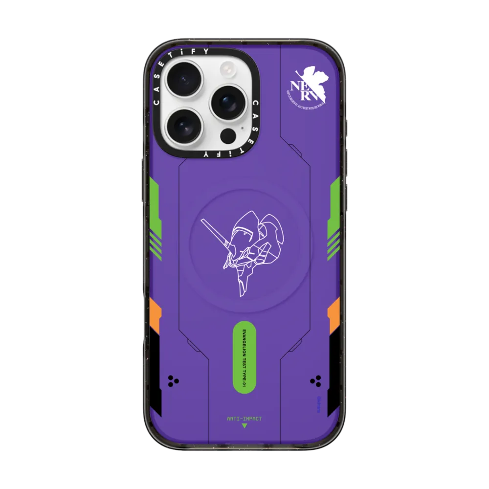 Impact iPhone 16 Pro Max Case MagSafe Compatible - Evangelion Test Type-01 Case