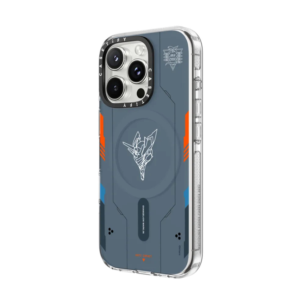 Impact Clear iPhone 16 Pro Max Case MagSafe Compatible - Evangelion Mark.06 Case