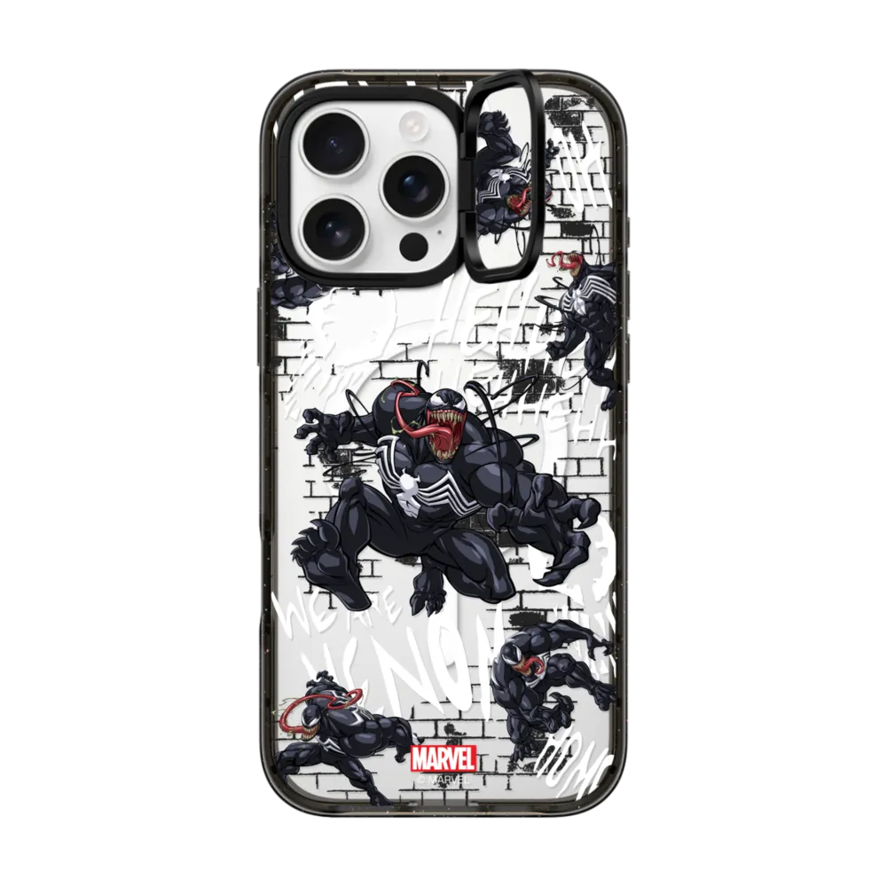 Impact Ring Stand iPhone 16 Pro Max Case MagSafe Compatible - Venom Pattern Case
