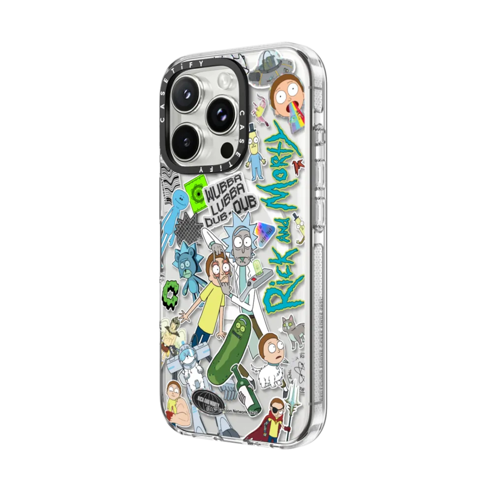 Clear iPhone 16 Pro Max Case MagSafe Compatible - Multiverse Sticker Case