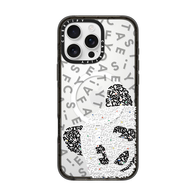 CASETiFY iPhone 16 Pro Max ケース ブラック インパクトケース MagSafe対応 Hi! Panda! casetify Father's Day CASETiFY iPhone 16 Pro Max ケース ブラック インパクトケース MagSafe対応 Hi! Panda! casetify Father's Day