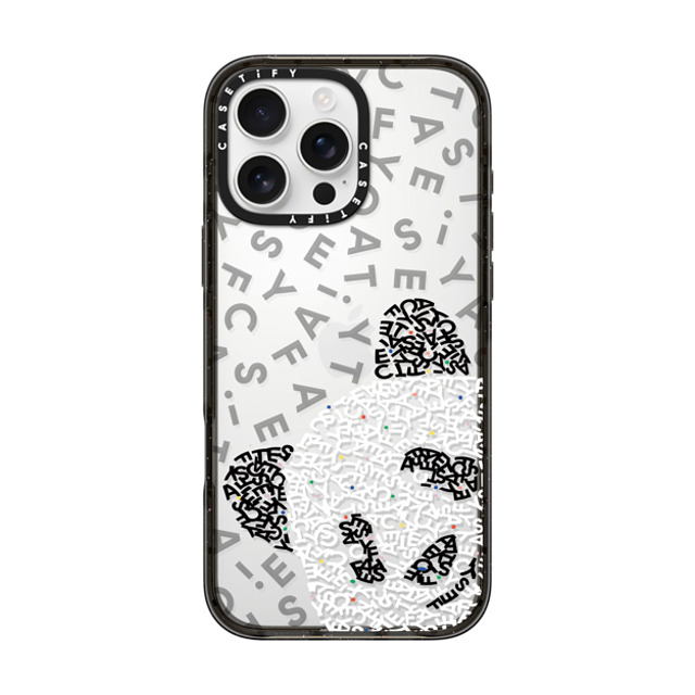 CASETiFY iPhone 16 Pro Max Case Black Impact Case Hi! Panda! casetify Mother's Day CASETiFY iPhone 16 Pro Max Case Black Impact Case Hi! Panda! casetify Mother's Day