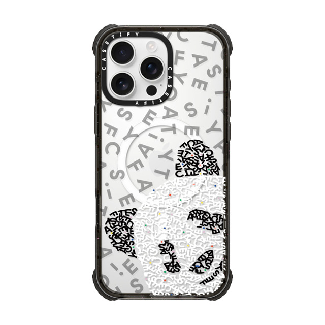 CASETiFY iPhone 16 Pro Max ケース ブラック ウルトラ インパクトケース MagSafe 対応 Hi! Panda! casetify Father's Day CASETiFY iPhone 16 Pro Max ケース ブラック ウルトラ インパクトケース MagSafe 対応 Hi! Panda! casetify Father's Day