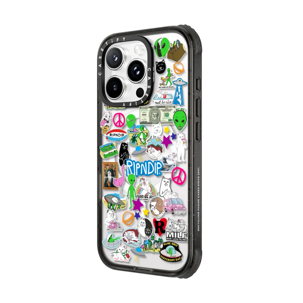 Ultra Impact iPhone 16 Pro Max Case MagSafe Compatible - RIPNDIP Sticker Mania Case