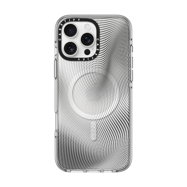 CASETiFY iPhone 16 Pro Max ケース クリア クリア ケース MagSafe対応 Halftone Case casetify