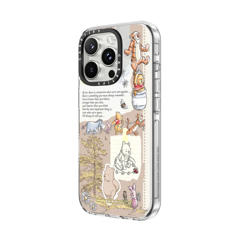 Clear iPhone 16 Pro Max Case MagSafe Compatible - Vintage Collage Case
