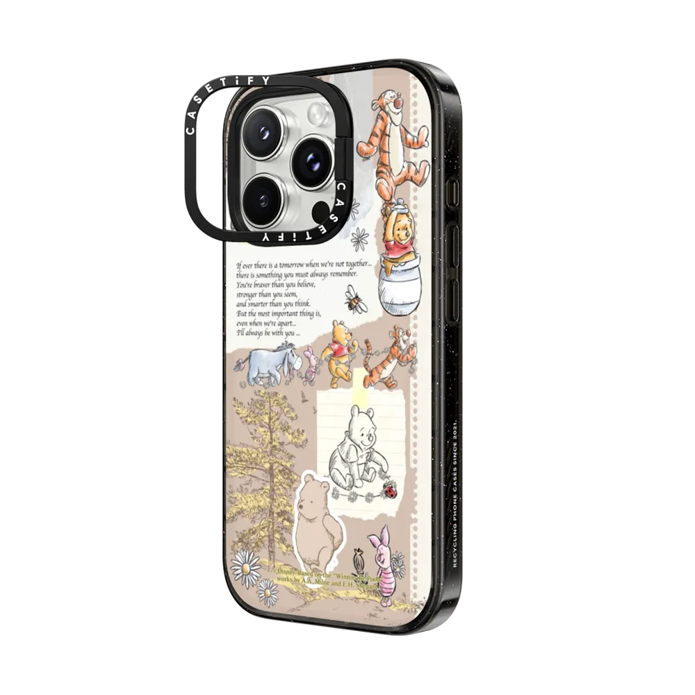 Impact Ring Stand iPhone 16 Pro Max Case MagSafe Compatible - Vintage Collage Case