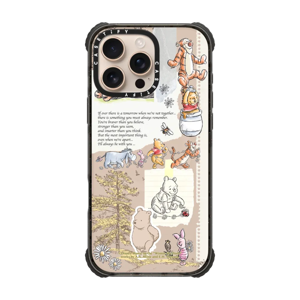 Ultra Impact iPhone 16 Pro Max Case MagSafe Compatible - Vintage Collage Case