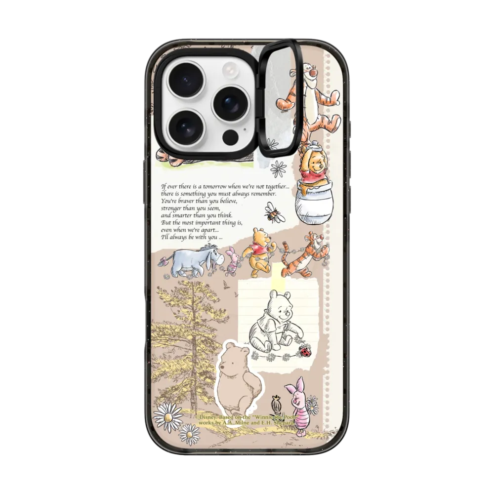 Impact Ring Stand iPhone 16 Pro Max Case MagSafe Compatible - Vintage Collage Case