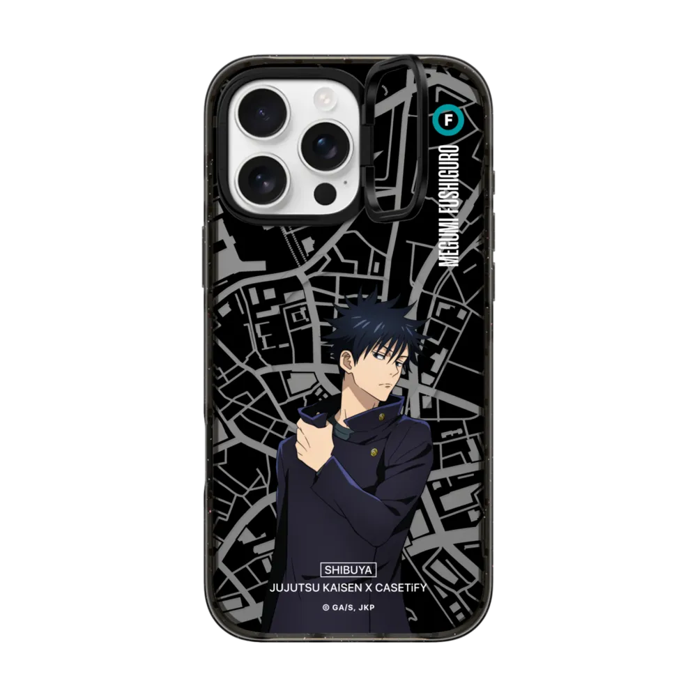 Impact Ring Stand iPhone 16 Pro Max Case MagSafe Compatible - Megumi Fushiguro Case