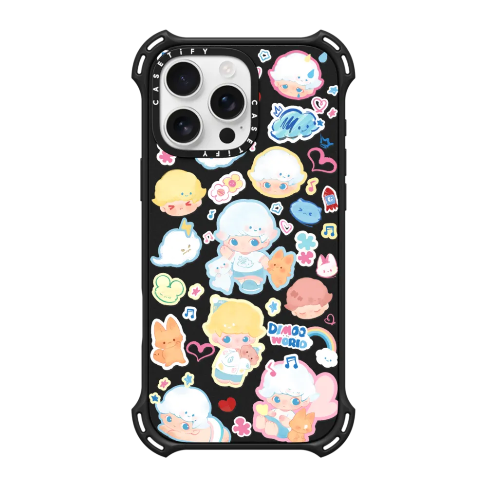 Bounce iPhone 16 Pro Max Case MagSafe Compatible - DIMOO And His Friends Case