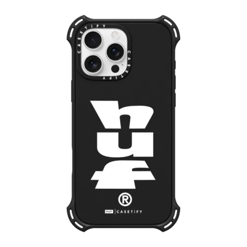 iPhone 16 Pro Max - HUF White Logo Phone Case