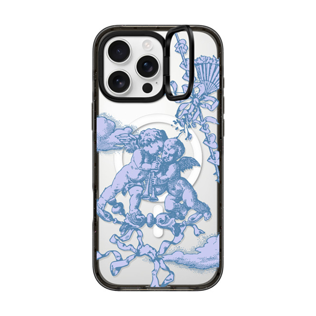 CASETiFY iPhone 16 Pro Max ケース ブラック インパクトリングスタンドケース MagSafe対応 Cloud At Lover's Gate