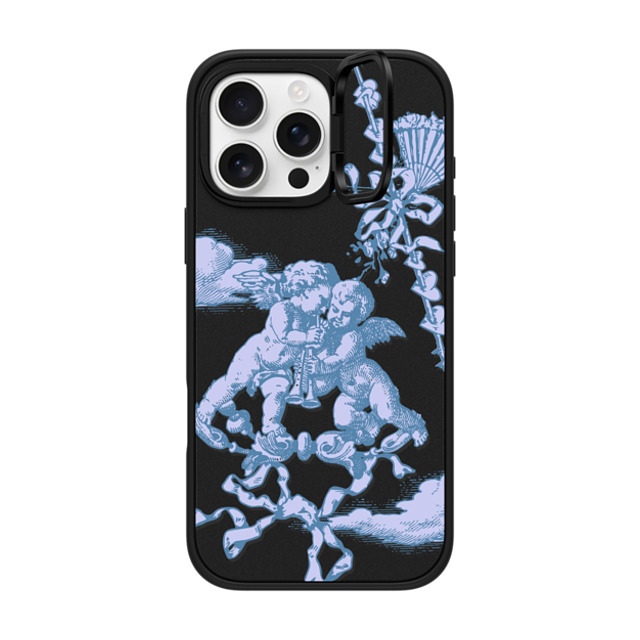 CASETiFY iPhone 16 Pro Max ケース マットブラック インパクトリングスタンドケース MagSafe対応 Cloud At Lover's Gate