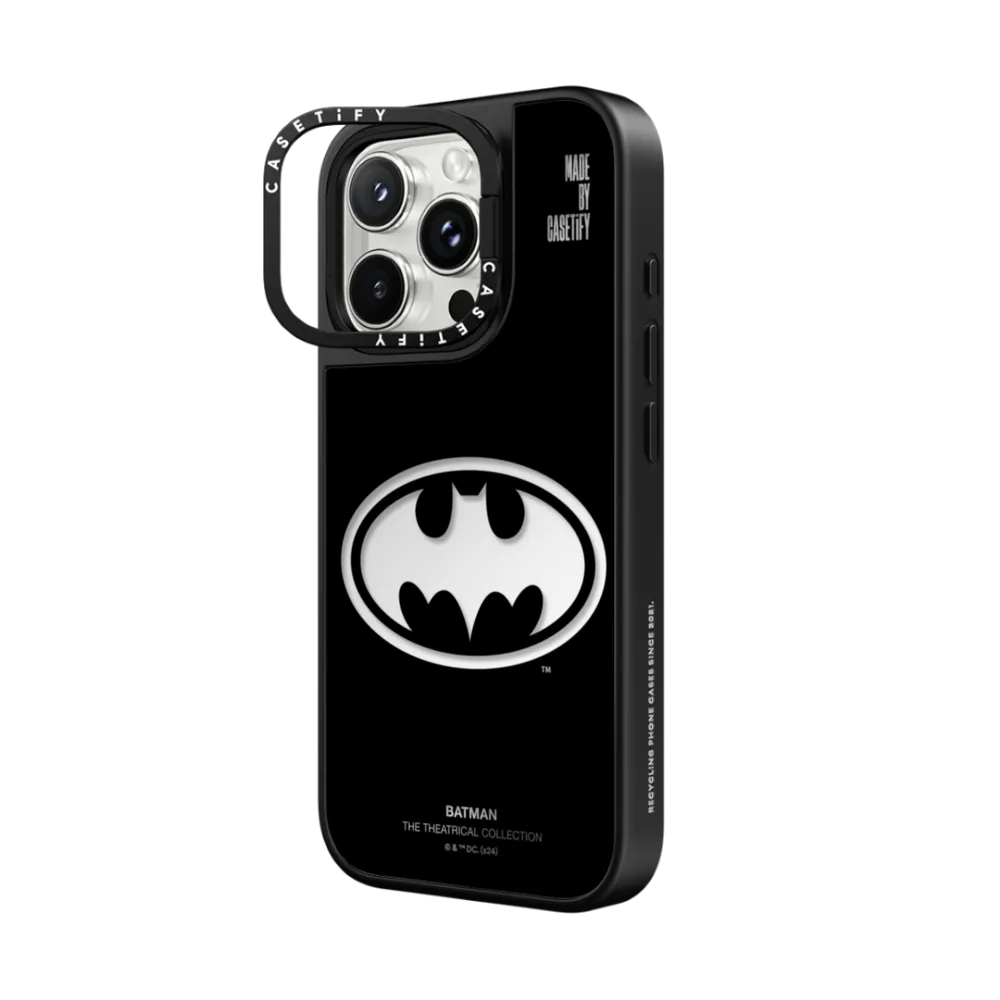Mirror Ring Stand iPhone 16 Pro Max Case MagSafe Compatible - Batman™ Logo Case