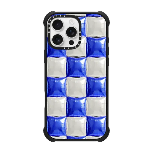 iPhone 16 Pro Max - Balloon Checkers - Royal Blue