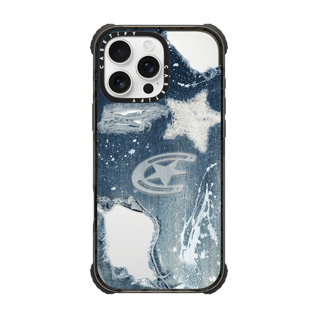 CASETiFY iPhone 16 Pro Max ケース ブラック ウルトラ インパクトケース MagSafe 対応 Pattern Pattern Denim Father's Day CASETiFY iPhone 16 Pro Max ケース ブラック ウルトラ インパクトケース MagSafe 対応 Pattern Pattern Denim Father's Day