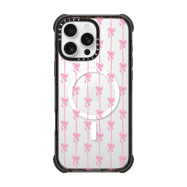 CASETiFY iPhone 16 Pro Max Case Black ウルトラ インパクトケース MagSafe 対応 Cottagecore Ballet Stripes CASETiFY iPhone 16 Pro Max Case Black ウルトラ インパクトケース MagSafe 対応 Cottagecore Ballet Stripes