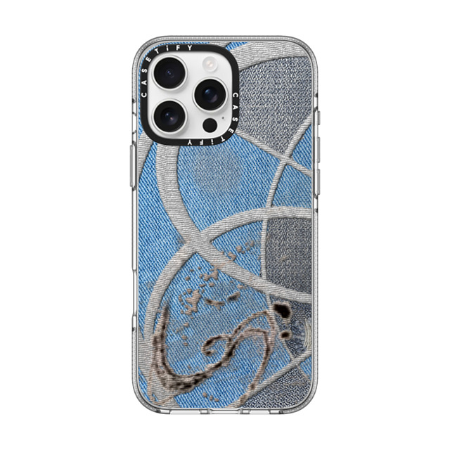CASETiFY iPhone 16 Pro Max Case クリア クリア ケース MagSafe対応 Surrealism Surrealism Cyber Denim Father's Day CASETiFY iPhone 16 Pro Max Case クリア クリア ケース MagSafe対応 Surrealism Surrealism Cyber Denim Father's Day