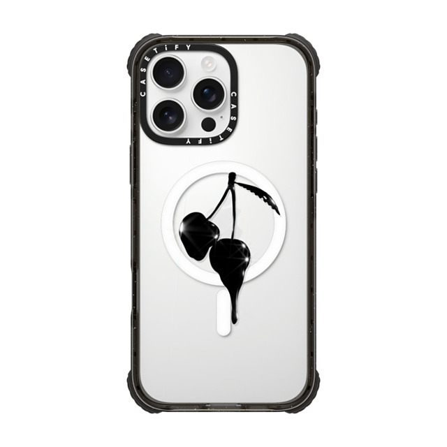CASETiFY iPhone 16 Pro Max Case Black ウルトラ インパクトケース MagSafe 対応 チェリー(赤) Night Cherry CASETiFY iPhone 16 Pro Max Case Black ウルトラ インパクトケース MagSafe 対応 チェリー(赤) Night Cherry