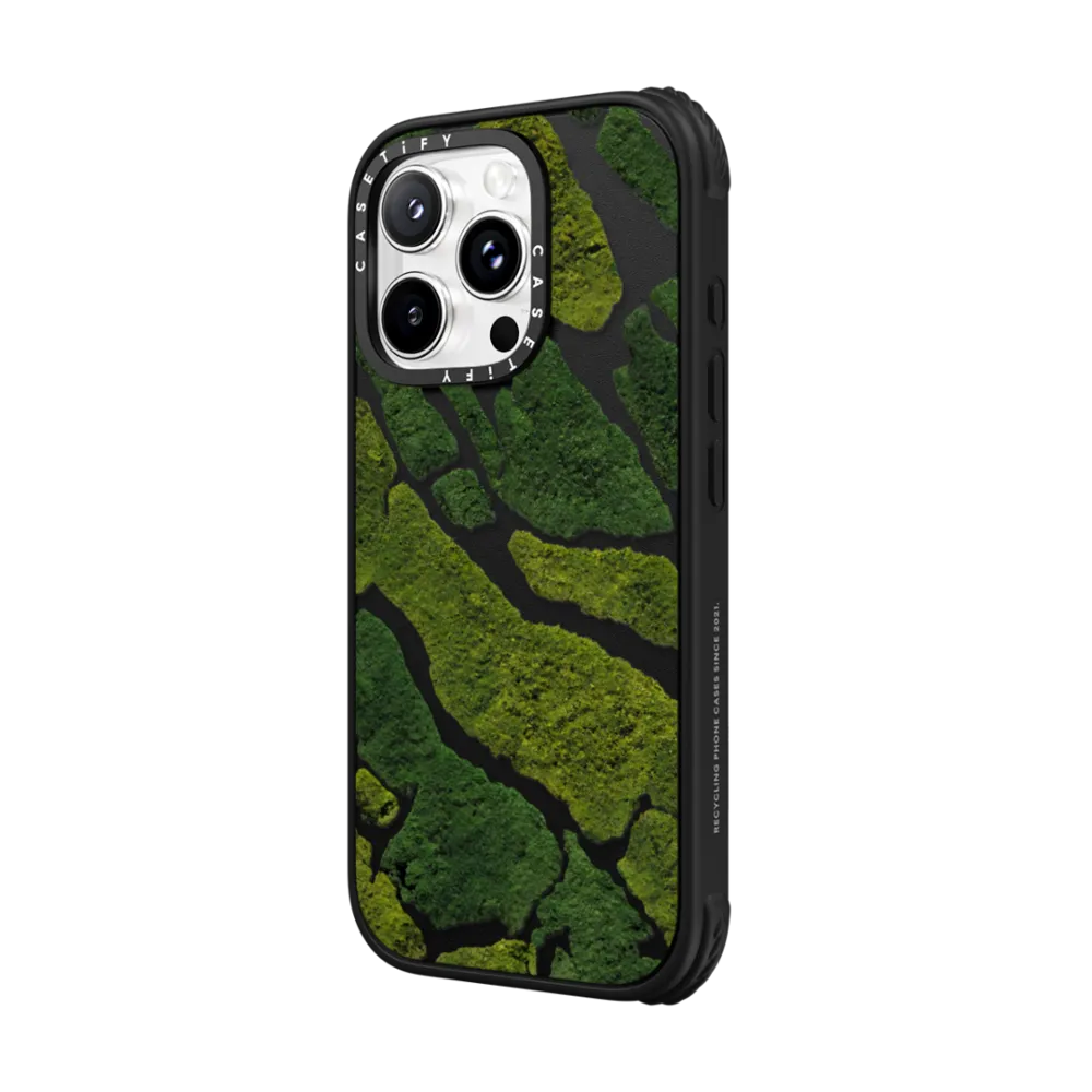 Ultra Impact iPhone 16 Pro Max Case MagSafe Compatible - Moss Camo