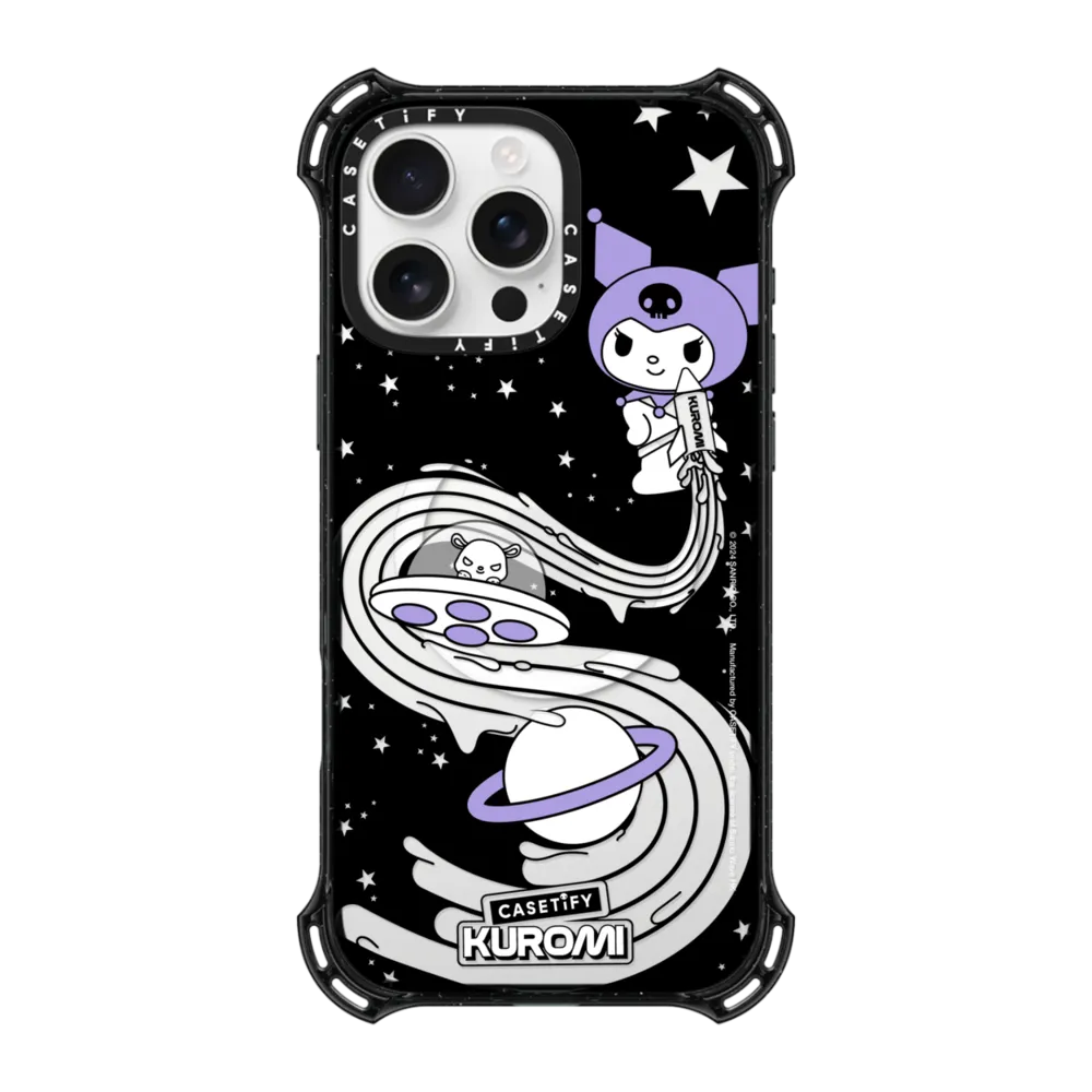 Casetify クロミ　16pro Kuromi CASETiFY iPhone 16 Pro Sanrio Puffy Phone Case