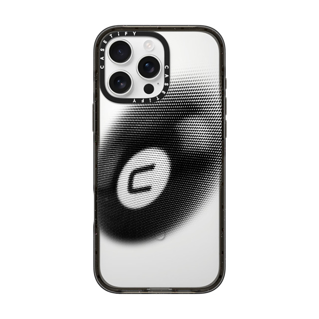 CASETiFY iPhone 16 Pro Max ケース ブラック インパクトケース MagSafe対応 Sport 8-Ball