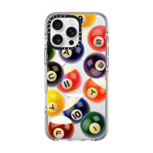 CASETiFY iPhone 16 Pro Max ケース クリア クリア ケース MagSafe対応 Sport Billiard