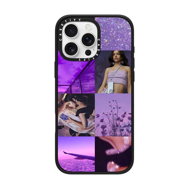 CASETiFY iPhone 16 Pro Max ケース マットブラック インパクトケース MagSafe対応 Custom Photo Grid Case casetify