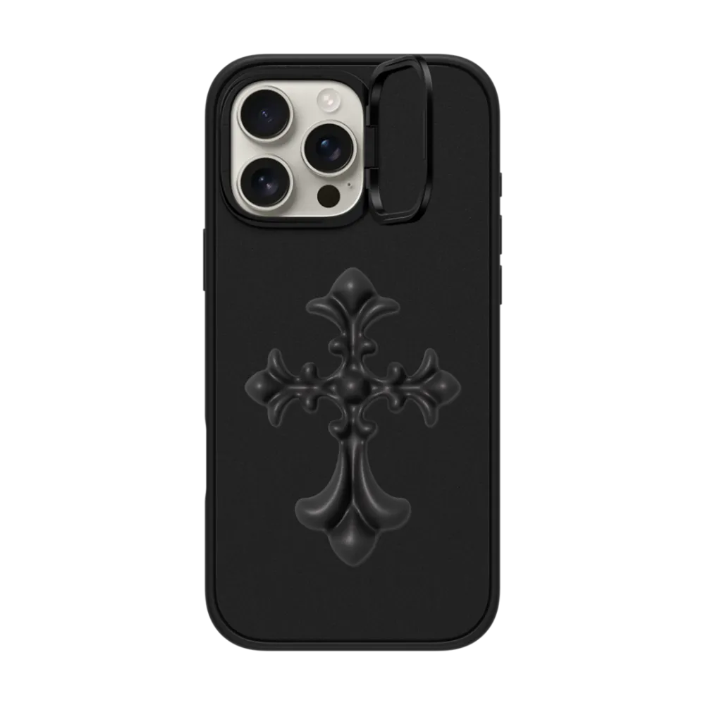 Impact Ring Stand iPhone 16 Pro Max Case MagSafe Compatible - Cross Heritage