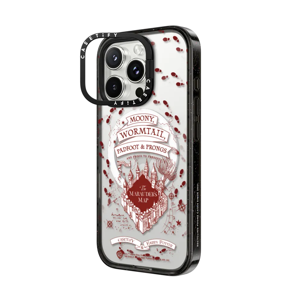 Mirror iPhone 16 Pro Max Case MagSafe Compatible - Marauder's Map Case