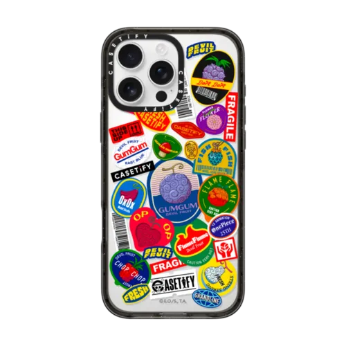 iPhone 16 Pro Max - Devil Fruits Label Sticker Case