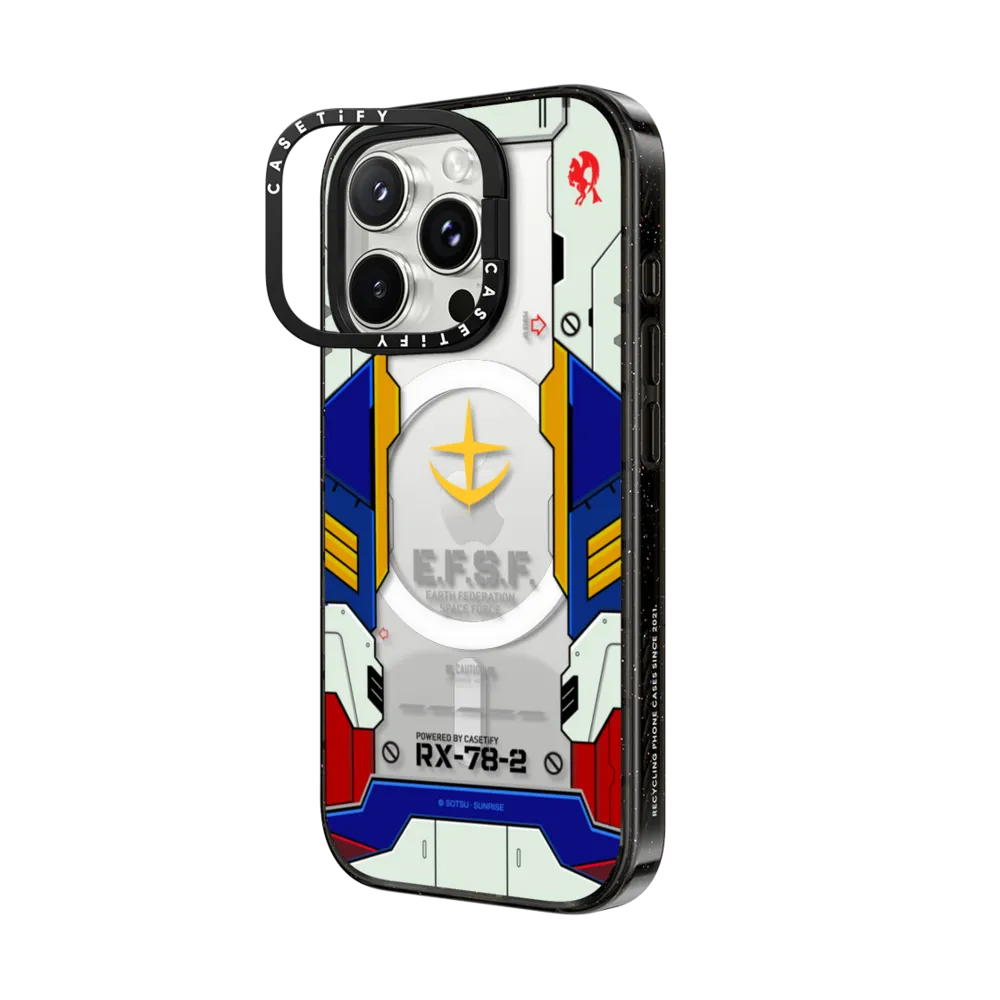 Impact Ring Stand iPhone 16 Pro Max Case MagSafe Compatible - RX-78-2 Gundam Armour Case