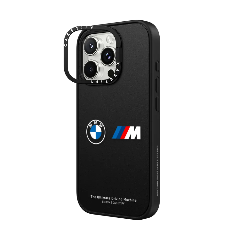 Impact Ring Stand iPhone 16 Pro Max Case MagSafe Compatible - BMW M Classic Logo Case