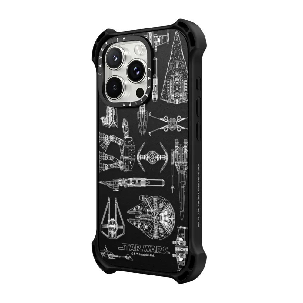 Bounce iPhone 16 Pro Max Case MagSafe Compatible - Star Wars™ Aircrafts Pattern Case