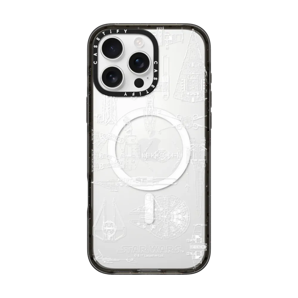 Impact iPhone 16 Pro Max Case MagSafe Compatible - Star Wars™ Aircrafts Pattern Case