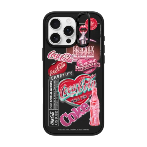 iPhone 16 Pro Max - Coca-Cola On Tour Sticker Case