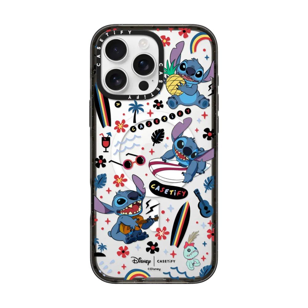 Impact iPhone 16 Pro Max Case MagSafe Compatible - Stitch Surfer Case