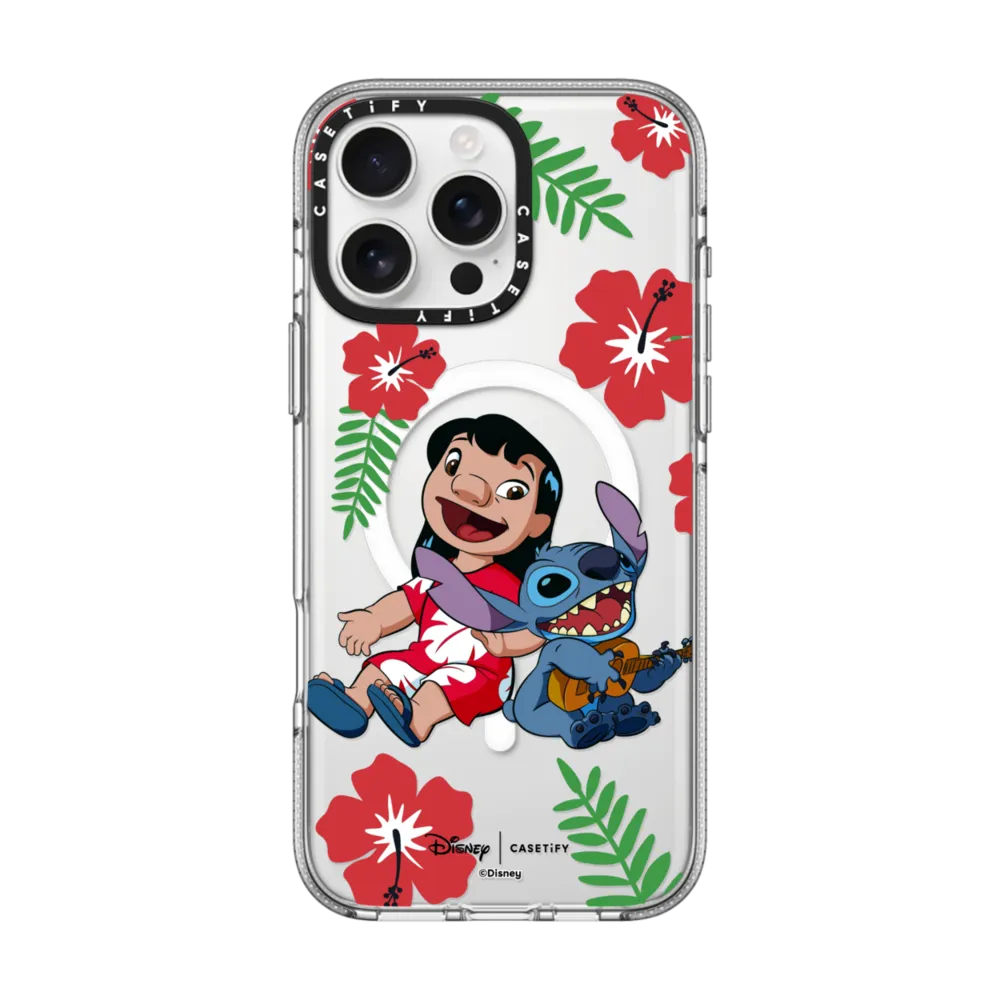 Clear iPhone 16 Pro Max Case MagSafe Compatible - Hawaii Pattern Case