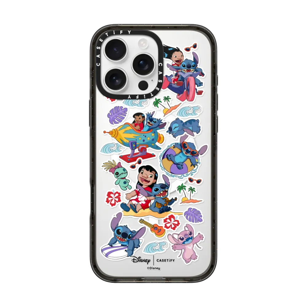 Impact iPhone 16 Pro Max Case MagSafe Compatible - Lilo & Stitch Sticker Case