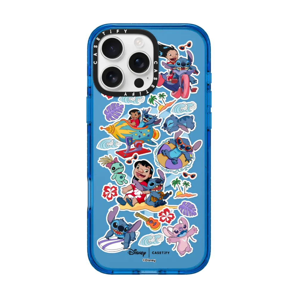 Impact iPhone 16 Pro Max Case MagSafe Compatible - Lilo & Stitch Sticker Case