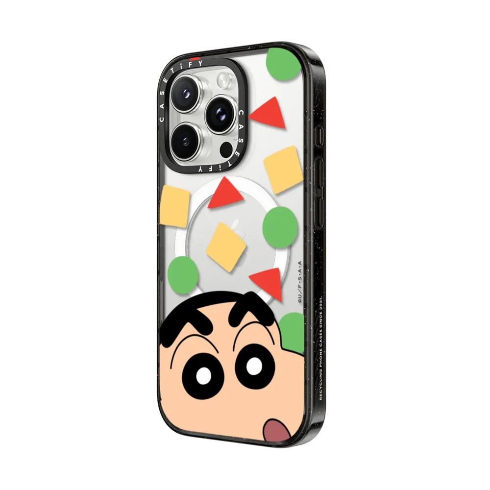 Impact iPhone 16 Pro Max Case MagSafe Compatible - Crayon Shinchan Face Case