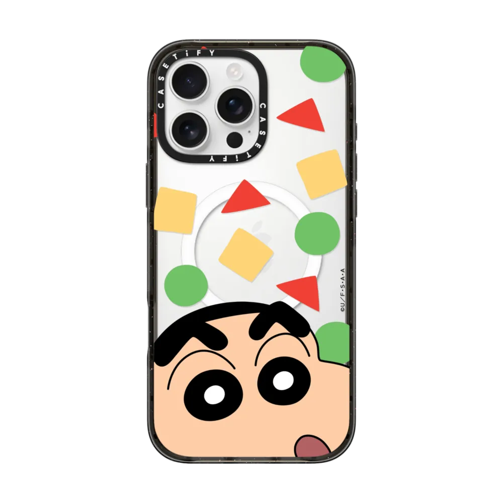Impact iPhone 16 Pro Max Case MagSafe Compatible - Crayon Shinchan Face Case