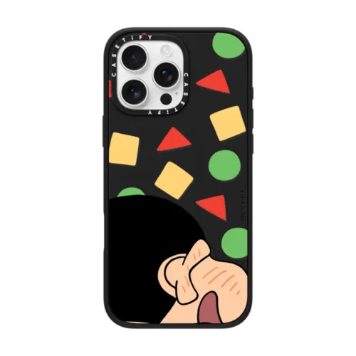 iPhone 16 Pro Max - Crayon Shinchan Face Case - Shy