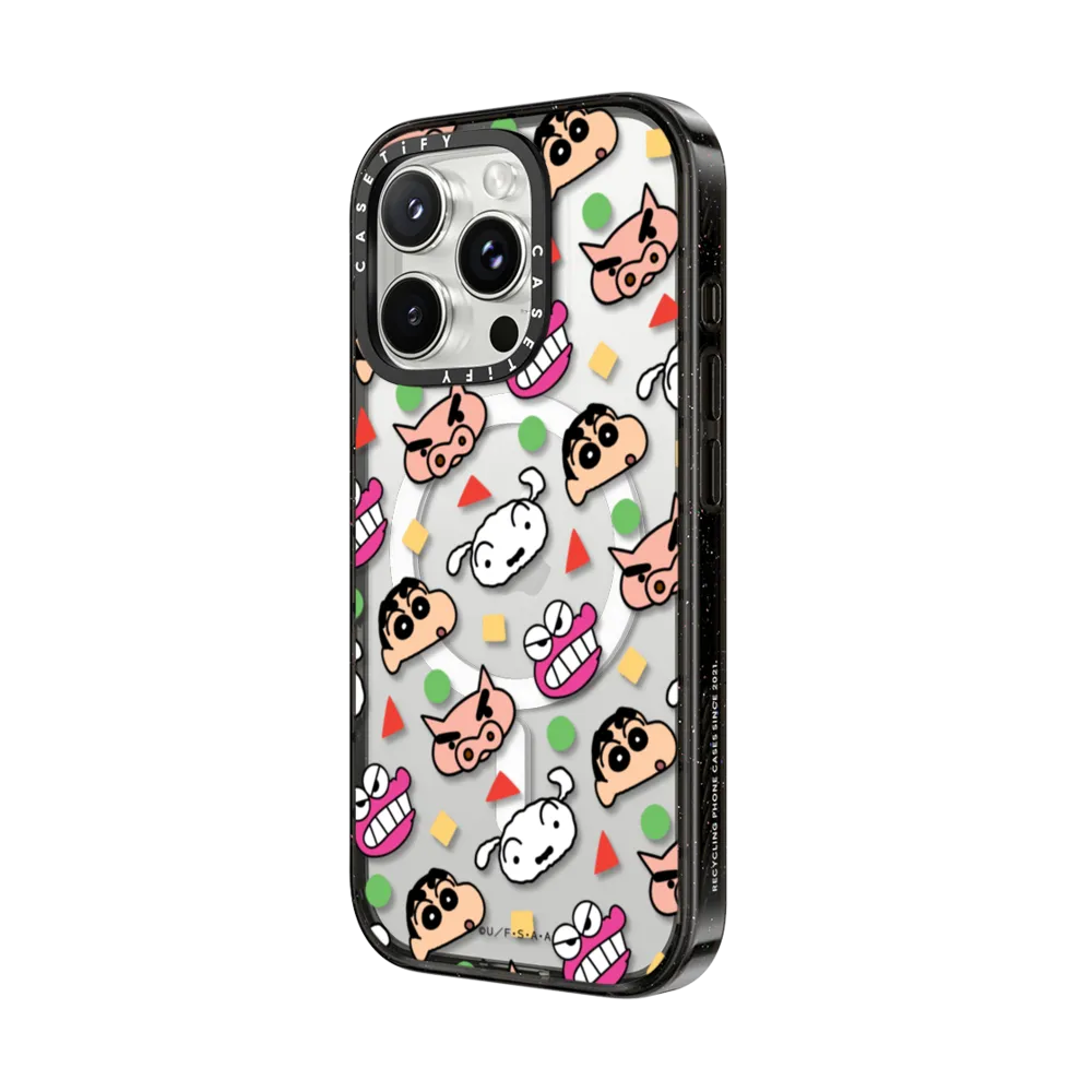 Impact iPhone 16 Pro Max Case MagSafe Compatible - Shinchan & Buddies Case